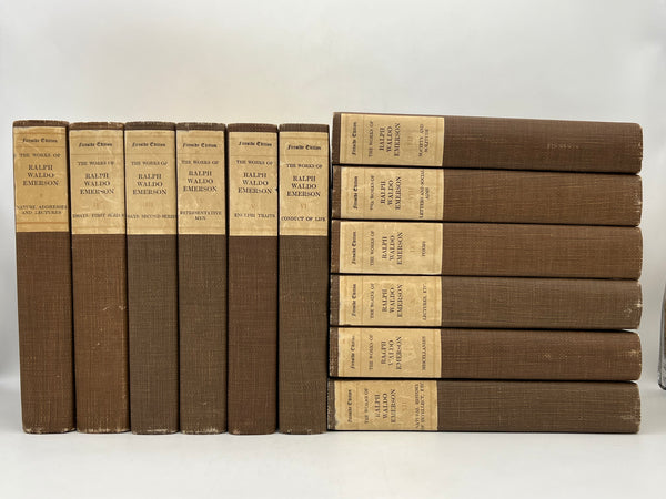 The Works of Ralph Waldo Emerson Complete 12 Volumes
