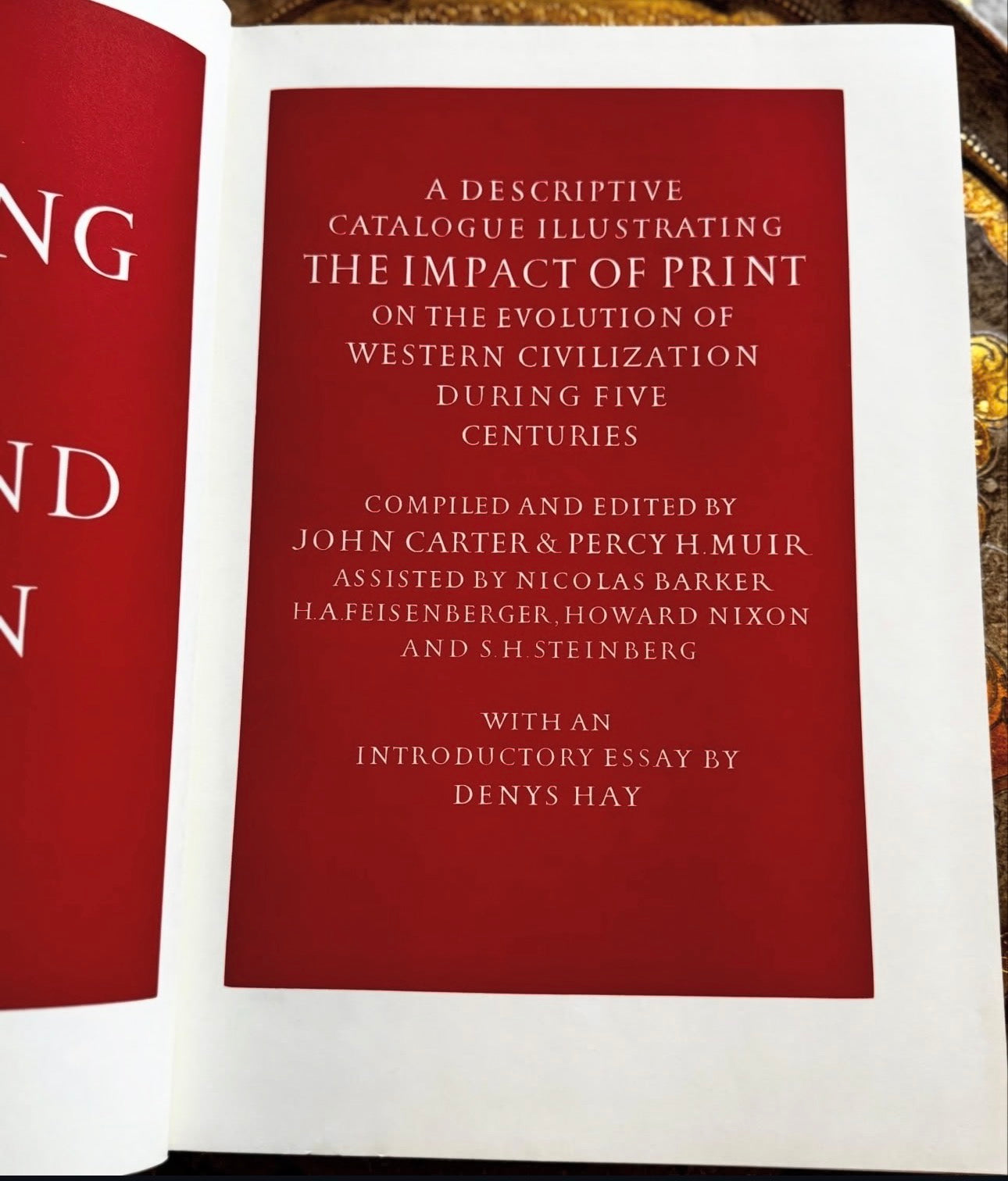 Printing and the Mind of Man - First Edition