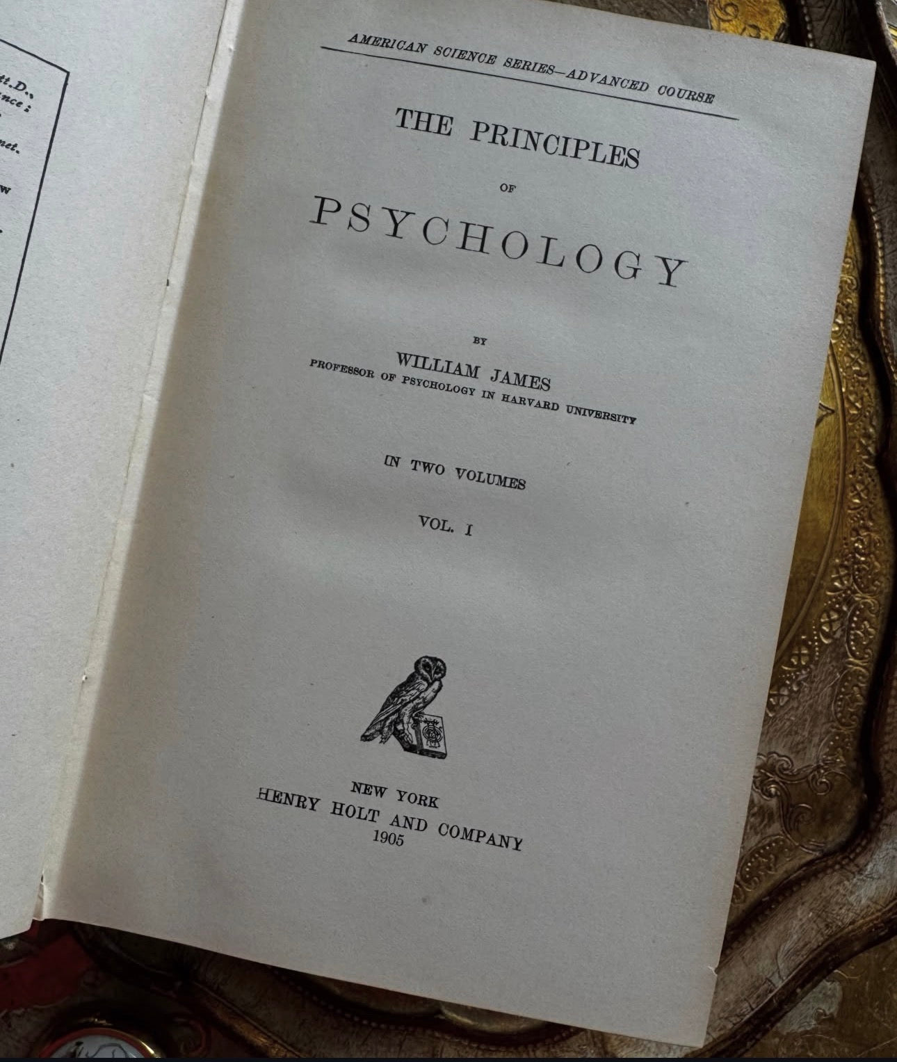 The Principles of Psychology 1905