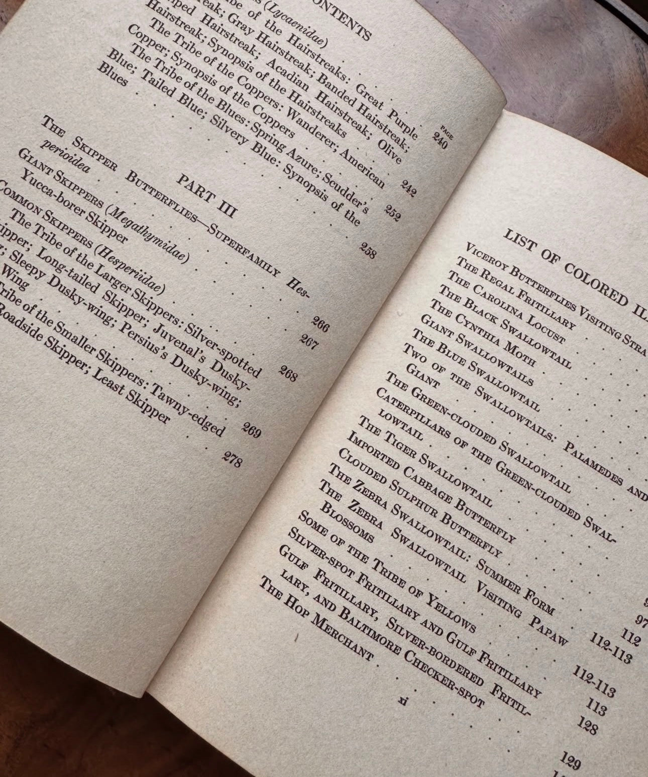 The Book of Butterflies Little Nature Library First Edition