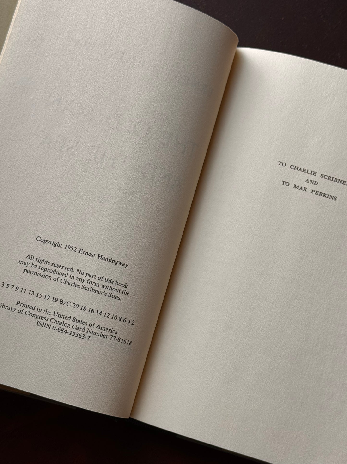 The Old Man and the Sea

by Ernest Hemingway
