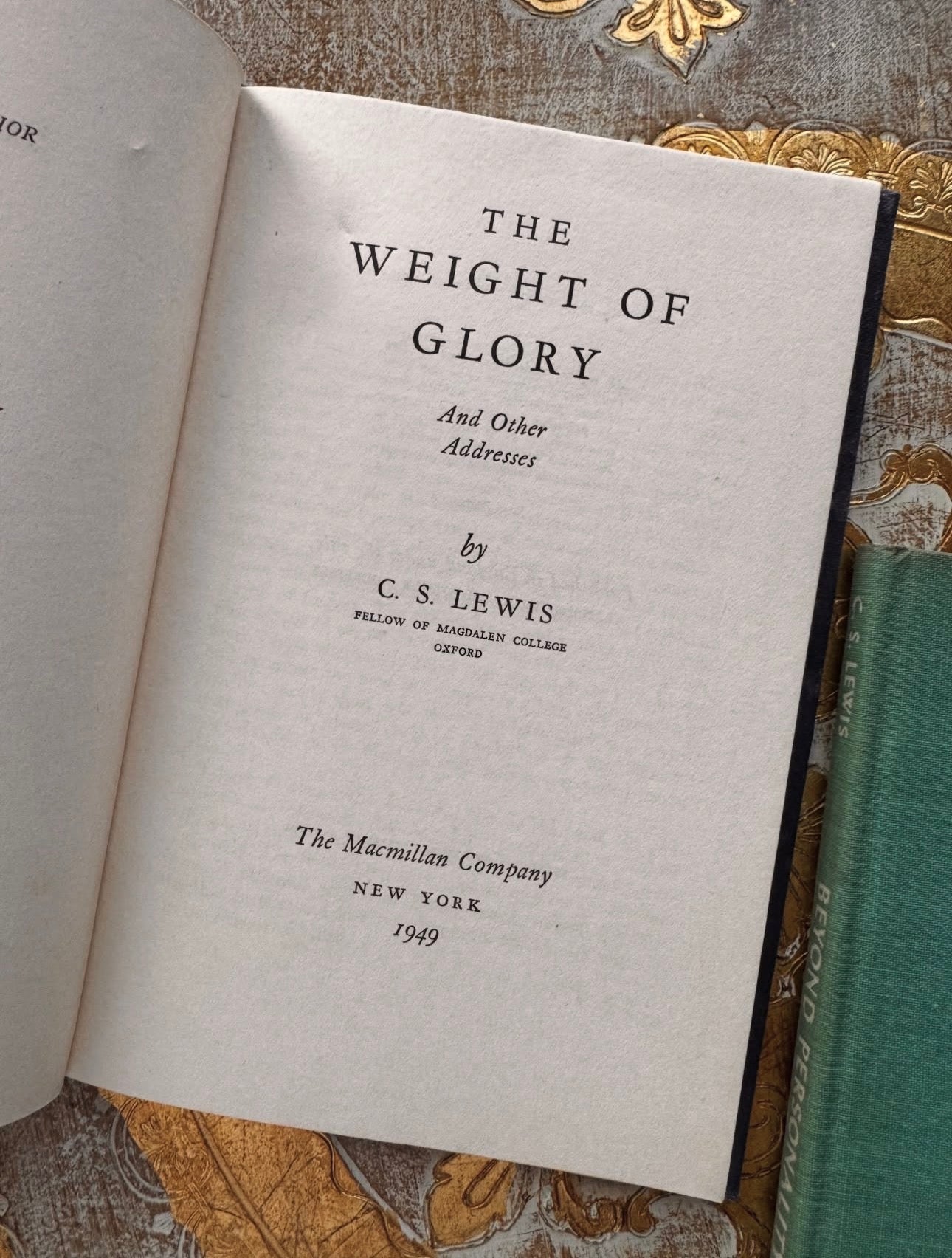 The Weight of Glory First Edition