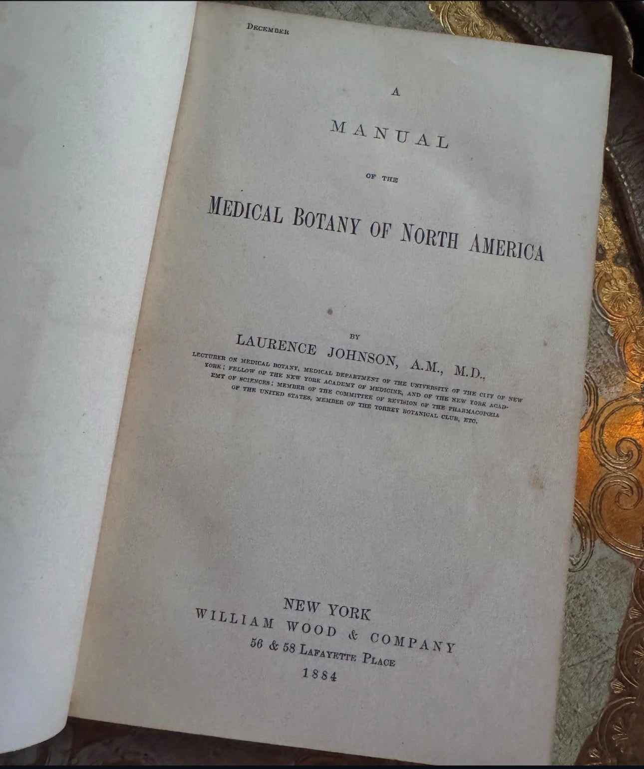 A Manual of the Medical Botany of North America 1884